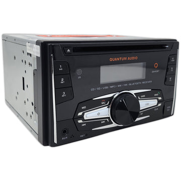 Autoestéreo Quantum Audio QA40BT Bluetooth USB SD Aux 2 DIN - Audioshop México lo mejor en Car Audio en México -  Quantum Audio